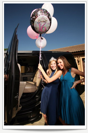 Sweet sixteen limo service Chicago